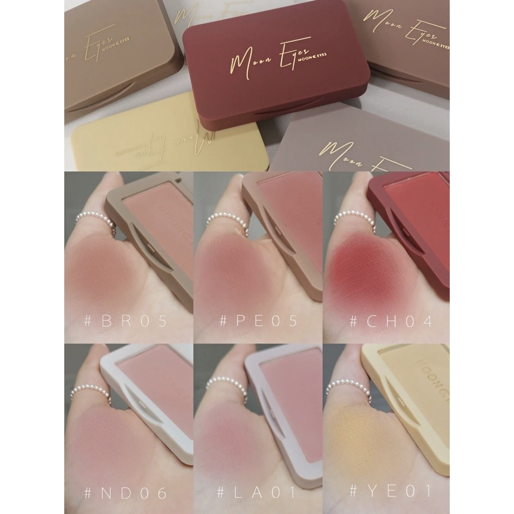[MOON EYES] Phấn má hồng Moon Eyes đơn sắc gần 50 màu đa dạng 6.5g-duoc-ban-tai-ENSTORE