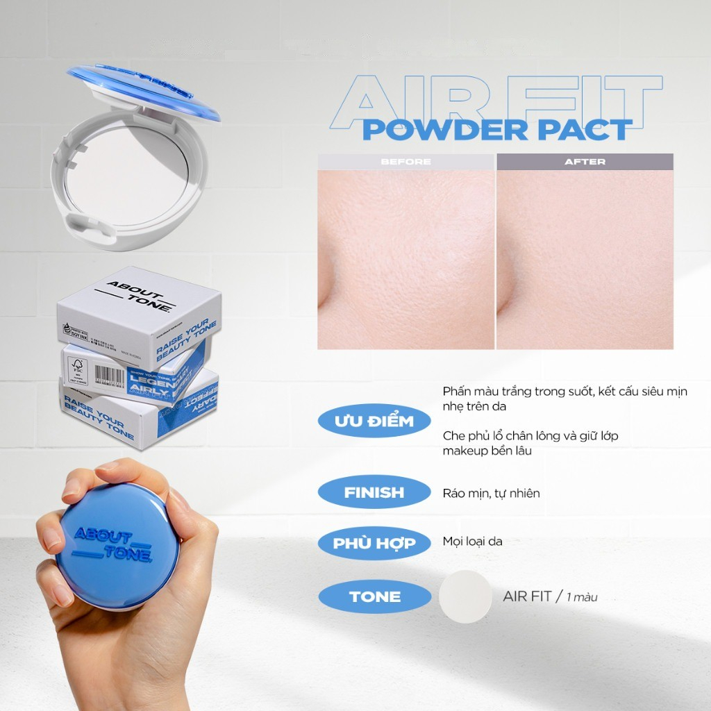 [ABOUT TONE] Phấn phủ nén Eglips About Tone Blur Powder Pact 8g-duoc-ban-tai-ENSTORE