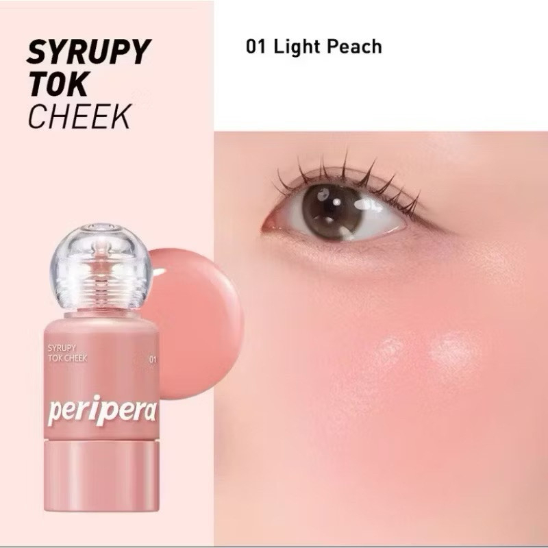 [PERIPERA] Má hồng dạng kem lỏng Peripera Syrupy Tok Cheek 9g-duoc-ban-tai-ENSTORE