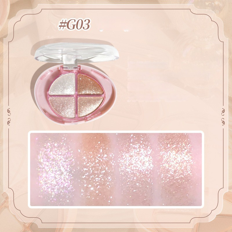 [GOGO TALES] Bảng phấn mắt 4 ô Gogotales Glittering Colorful GT733-duoc-ban-tai-ENSTORE