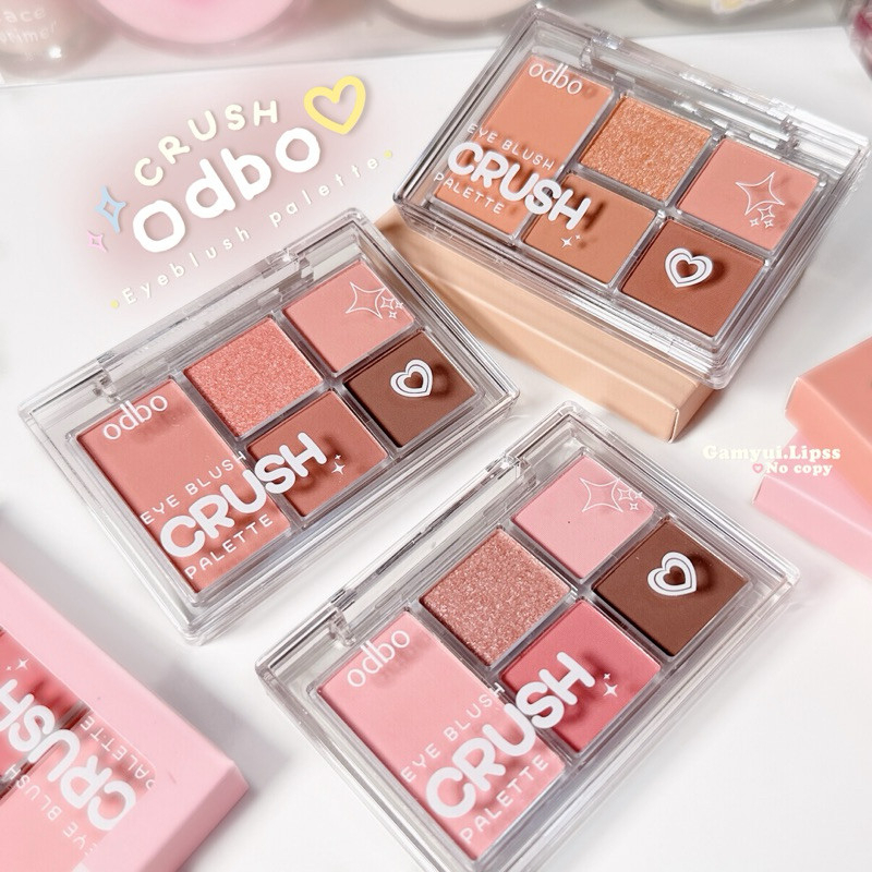 [ODBO] Bảng phấn mắt má 5 ô Odbo Cruse kèm má hồng nhỏ gọn tiện lợi ODS04-duoc-ban-tai-ENSTORE