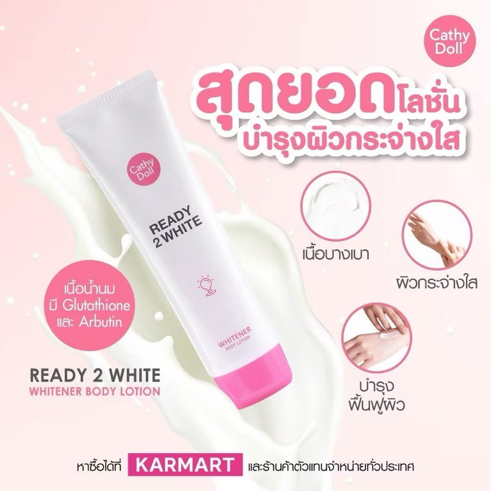 [CATHY DOLL] Sữa dưỡng thể trắng da Cathy Doll Ready 2 White 150ml-duoc-ban-tai-ENSTORE