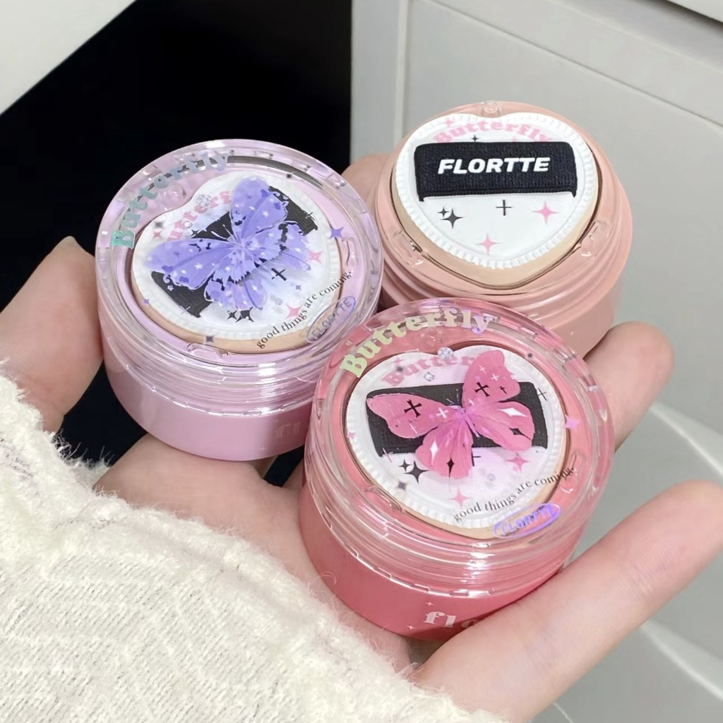[FLORTTE] Phấn má hồng dạng kem xốp Flortte Butterfly Airy Cream 6g-duoc-ban-tai-ENSTORE
