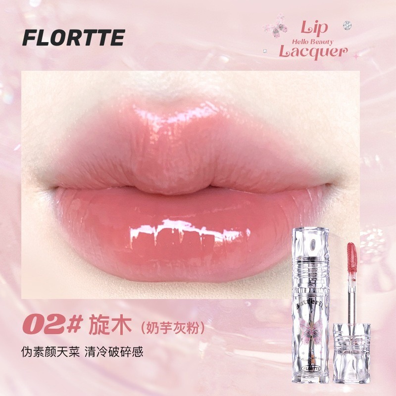 [FLORTTE] Son tint bóng Flortte x Butterfly / Girl World 2.6g (đọc kỹ mô tả)-duoc-ban-tai-ENSTORE