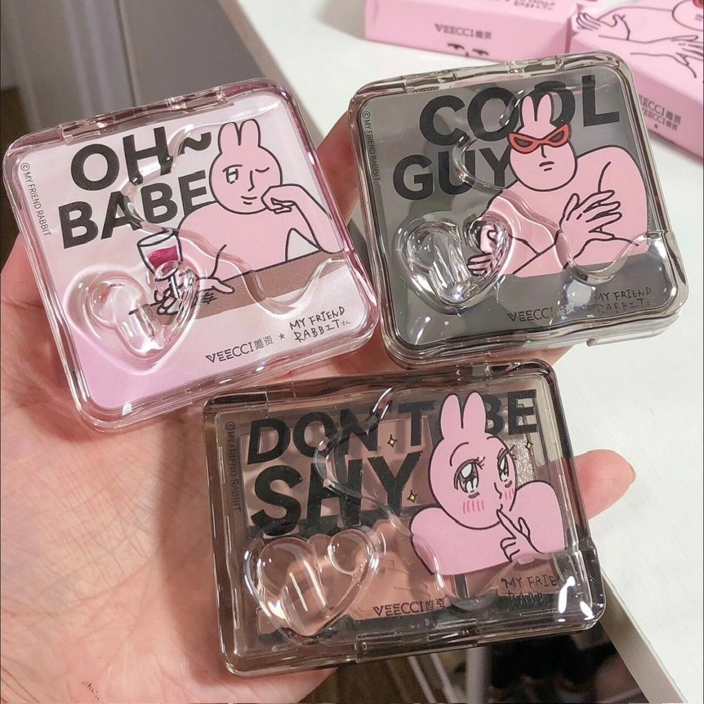 [VEECCI] Bảng phấn má hồng 3 ô Veecci x My Friend Rabbit-duoc-ban-tai-ENSTORE