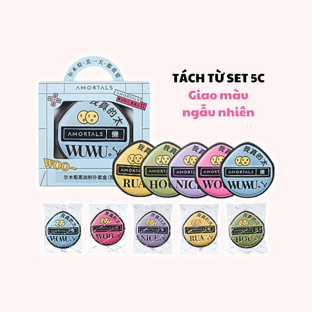 [AMORTALS] Set bông mút trang điểm Amortals các loại-duoc-ban-tai-ENSTORE