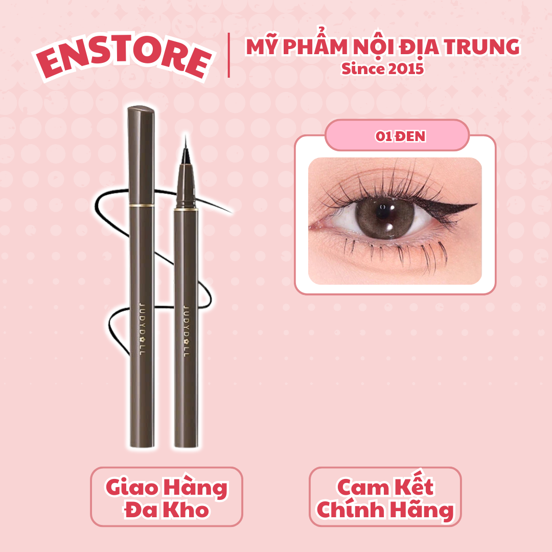 [JUDYDOLL] Bút kẻ mắt nước Judydoll Slim Liquid 0.014mm siêu mảnh lâu trôi-duoc-ban-tai-ENSTORE