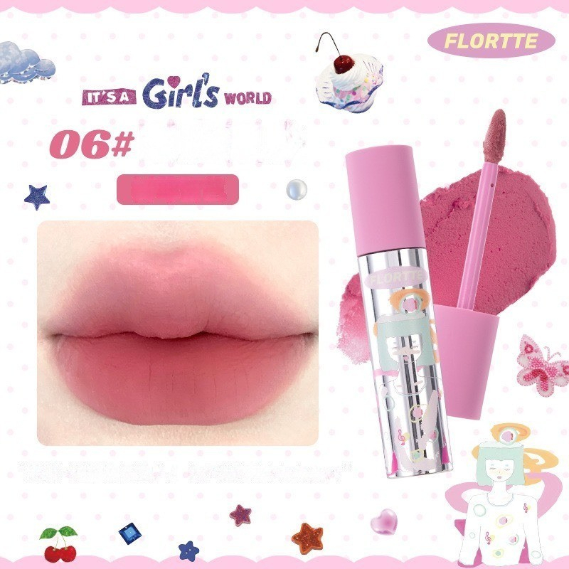 [FLORTTE] Son kem lì Flortte x Girl World mịn mờ 2.3g-duoc-ban-tai-ENSTORE