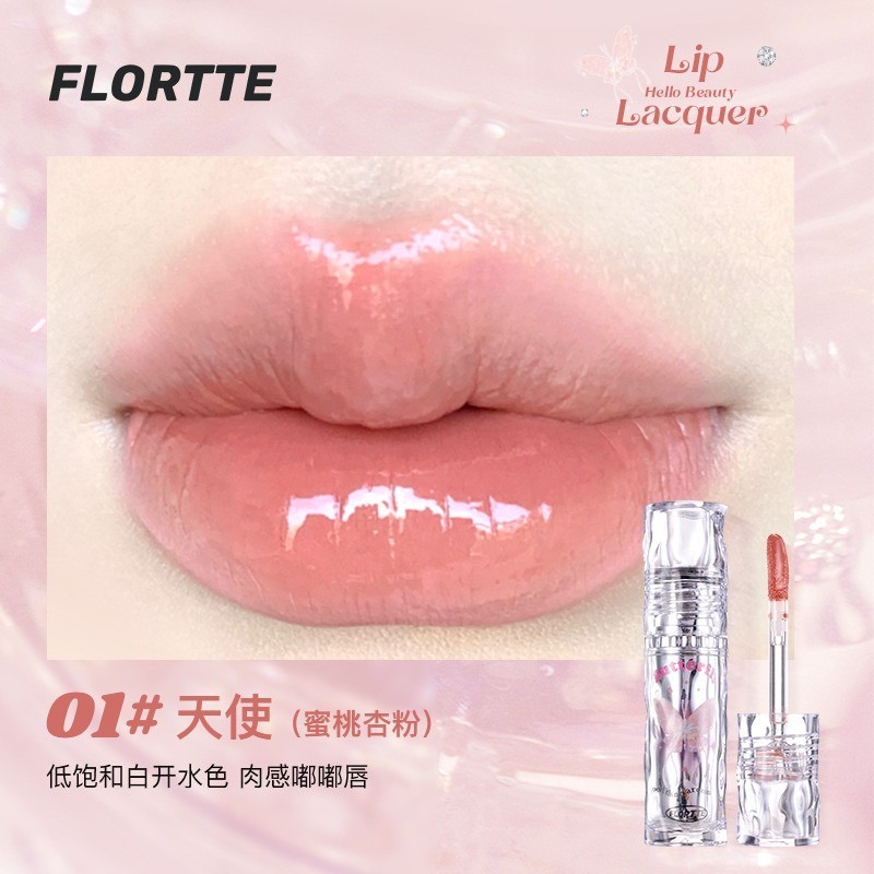 [FLORTTE] Son tint bóng Flortte x Butterfly / Girl World 2.6g (đọc kỹ mô tả)-duoc-ban-tai-ENSTORE