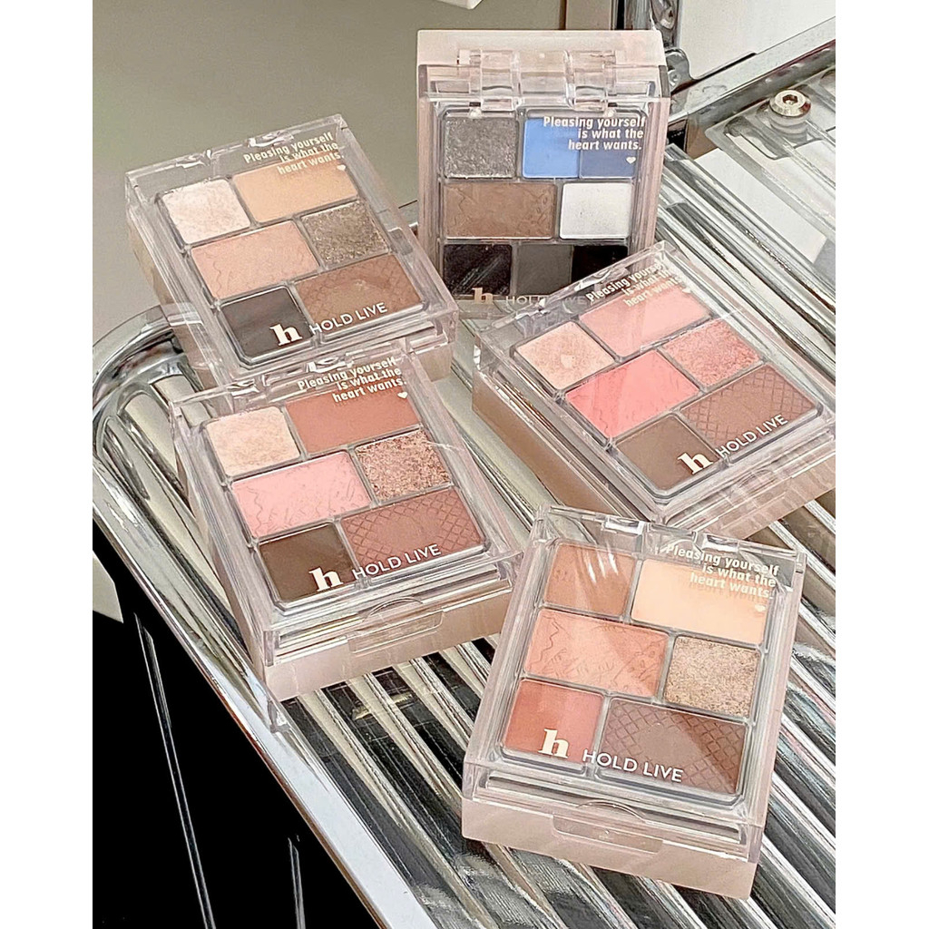[HOLD LIVE] Bảng phấn mắt má hồng Hold Live 2 tầng kèm phấn phủ và gương tiện lợi HL756-duoc-ban-tai-ENSTORE