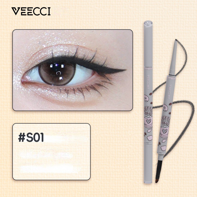 [VEECCI] Chì kẻ mắt Veecci Coffee 1 đầu cọ lâu trôi-duoc-ban-tai-ENSTORE