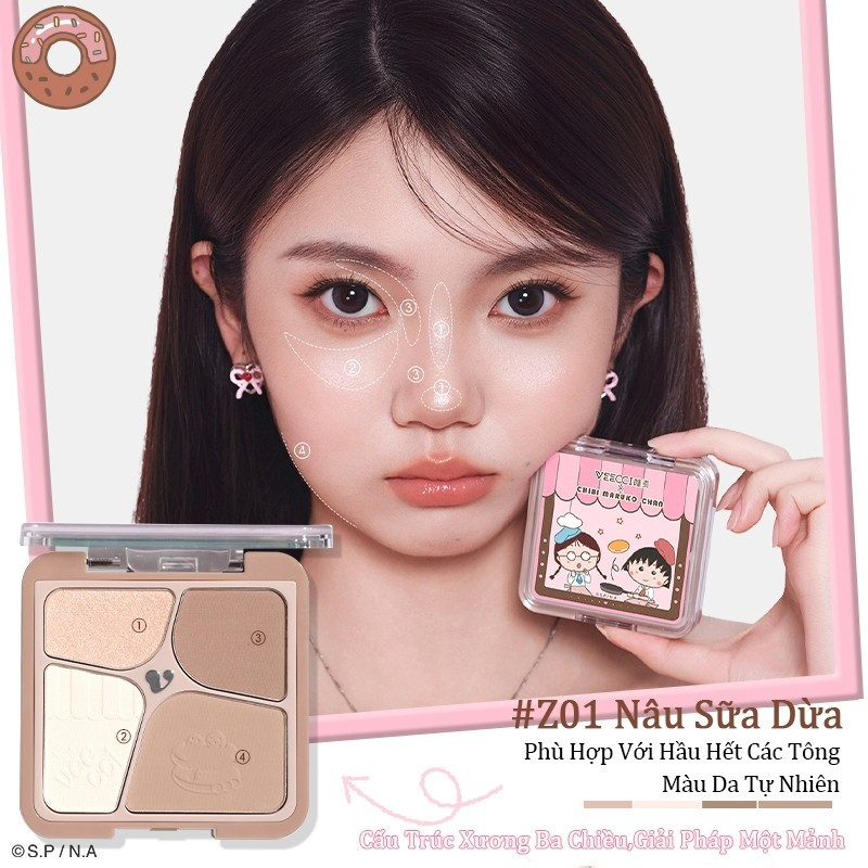 [VEECCI] Bảng tạo khối 4 ô Veecci x Chibi Maruko Chan-duoc-ban-tai-ENSTORE