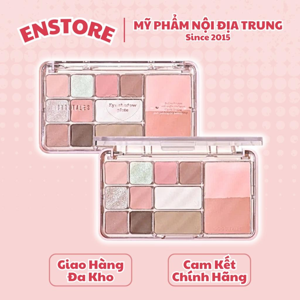 [GOGO TALES] Bảng phấn mắt Gogotales Heart Racing kèm má hồng tạo khối bắt sáng đa năng GT724-duoc-ban-tai-ENSTORE