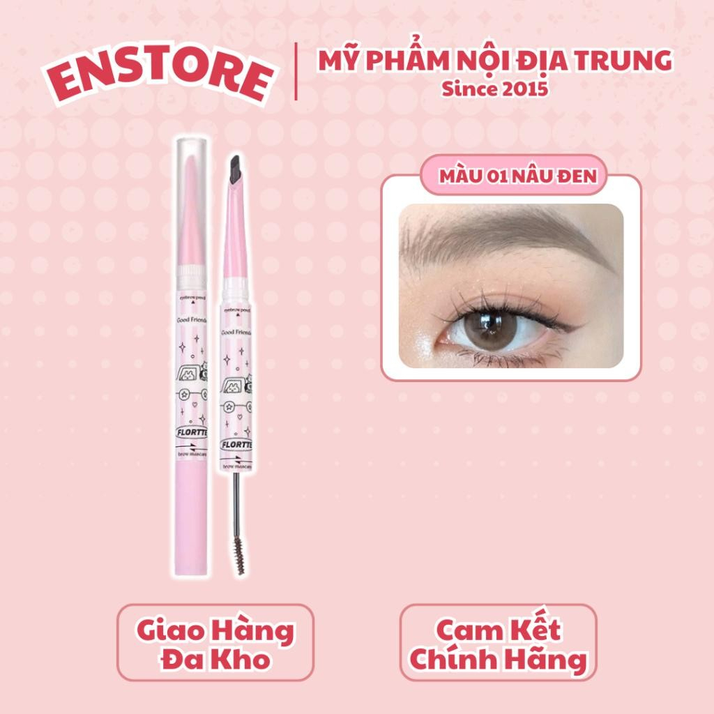 [FLORTTE] Chì kẻ mày mascara lông mày 2 đầu Flortte Bunny-duoc-ban-tai-ENSTORE