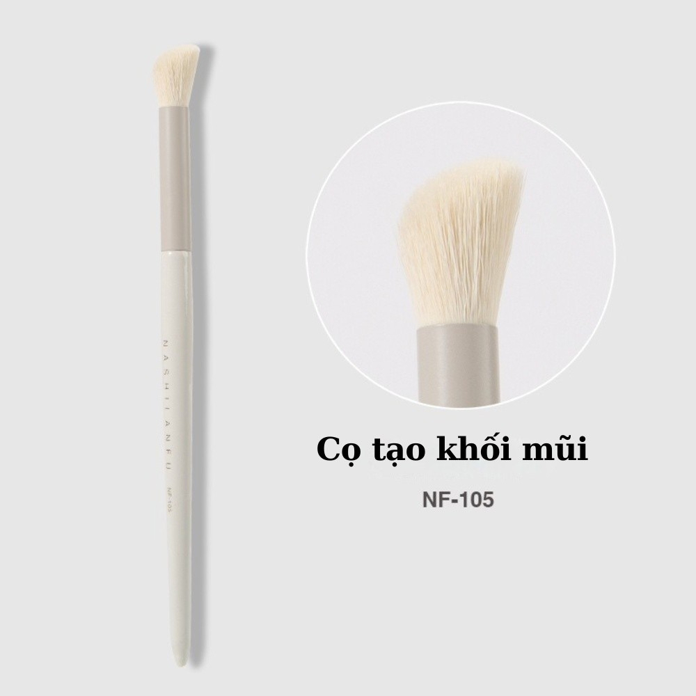 [NASHILANFU] Cọ lẻ trang điểm Nashilanfu trắng kèm túi bảo vệ cọ silicon-duoc-ban-tai-ENSTORE