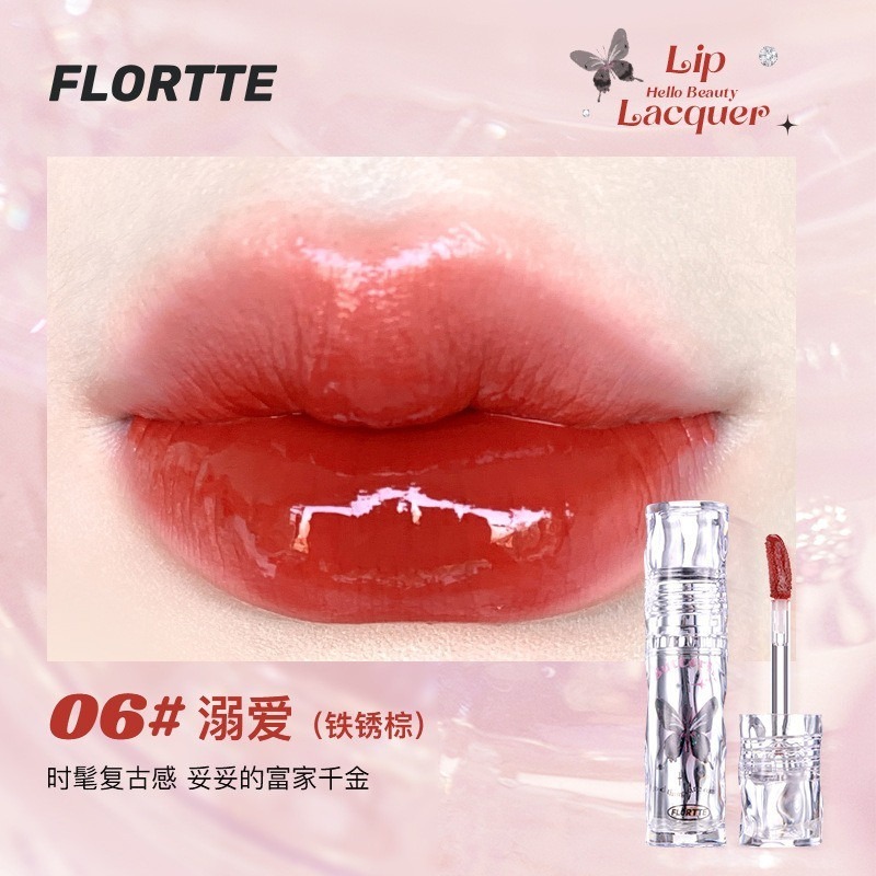 [FLORTTE] Son tint bóng Flortte x Butterfly / Girl World 2.6g (đọc kỹ mô tả)-duoc-ban-tai-ENSTORE