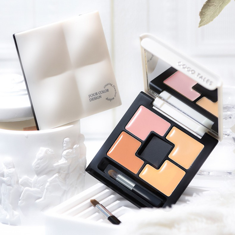 [GOGO TALES] Bảng che khuyết điểm 4 ô Gogotales Light Makeup Moisturizing 4.8g GT759-duoc-ban-tai-ENSTORE