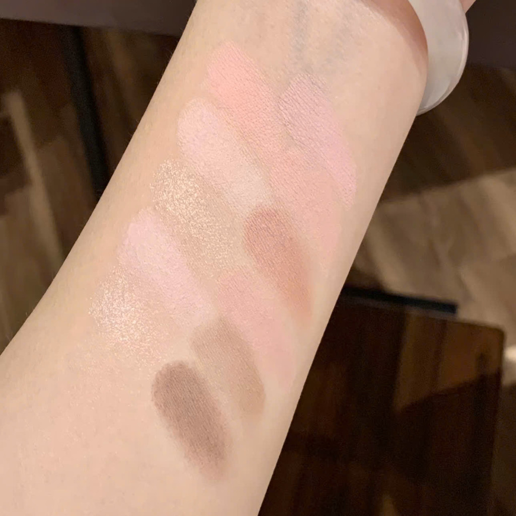 [VEECCI] Bảng phấn mắt 11 ô Veecci trái tim kèm má hồng tạo khối bắt sáng đa năng và mút vệ sinh cọ-duoc-ban-tai-ENSTORE