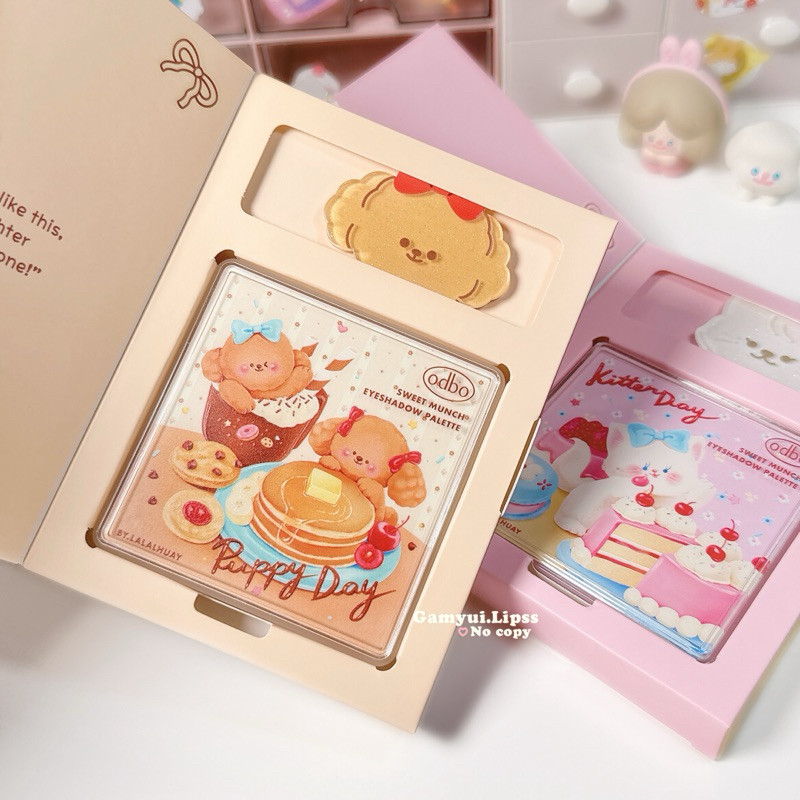[ODBO] Bảng phấn mắt 9 ô Odbo Sweet Puppy Kitten tặng kèm kẹp tóc OD2024-duoc-ban-tai-ENSTORE
