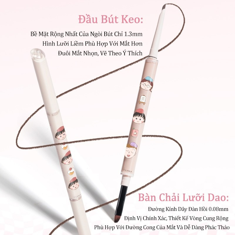 [VEECCI] Chì kẻ mắt Veecci x Chibi Maruko Chan-duoc-ban-tai-ENSTORE