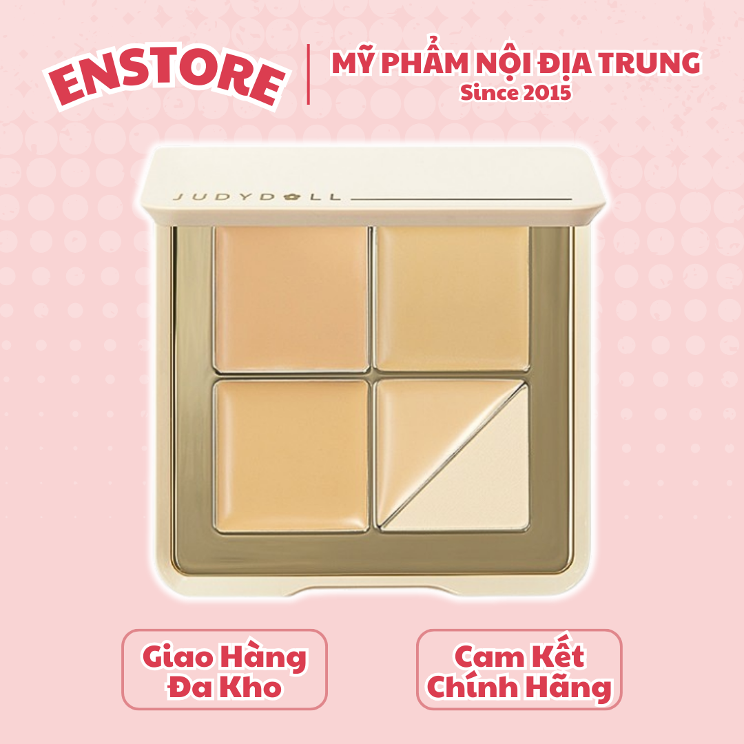 [JUDYDOLL] Bảng che khuyết điểm 5 ô Judydoll triệt sắc che quầng thâm 6g-duoc-ban-tai-ENSTORE
