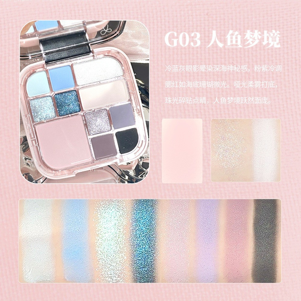 [GOGO TALES] Bảng phấn mắt má Gogotales Butterfly Veil GT798-duoc-ban-tai-ENSTORE