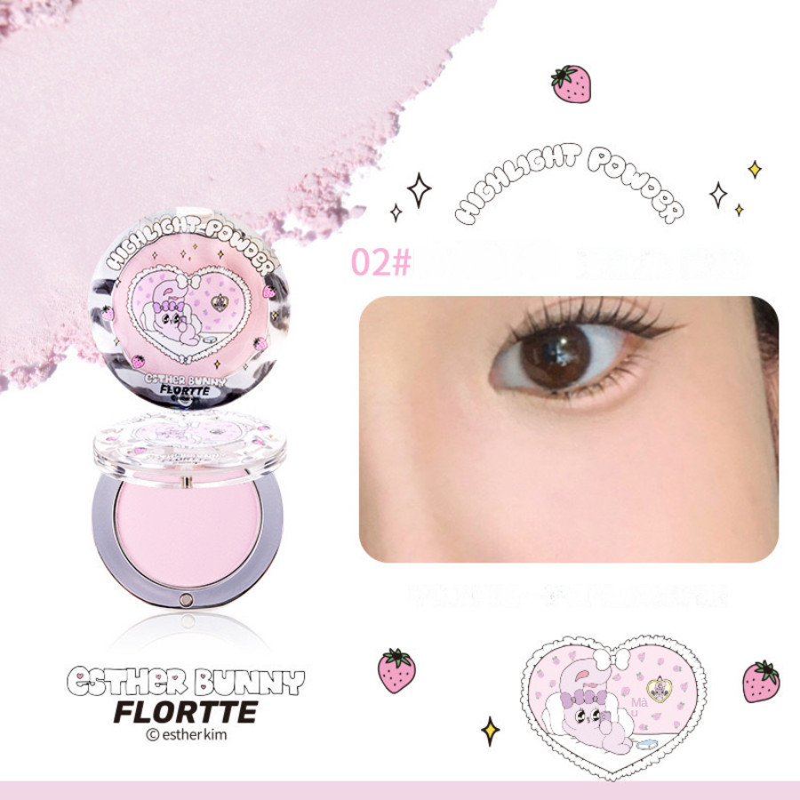 [FLORTTE] Phấn bắt sáng highight lì Flortte x Bunny-duoc-ban-tai-ENSTORE