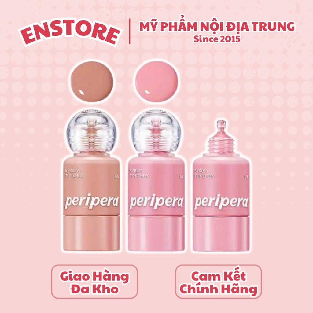 [PERIPERA] Má hồng dạng kem lỏng Peripera Syrupy Tok Cheek 9g-duoc-ban-tai-ENSTORE