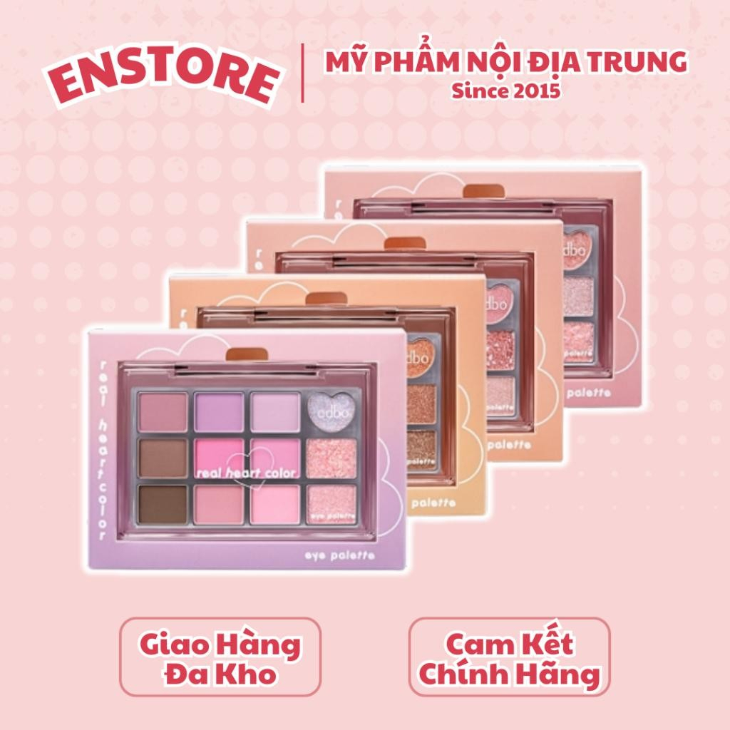 [ODBO] Bảng phấn mắt 12 ô Odbo Real Heart trái tim OD2019-duoc-ban-tai-ENSTORE