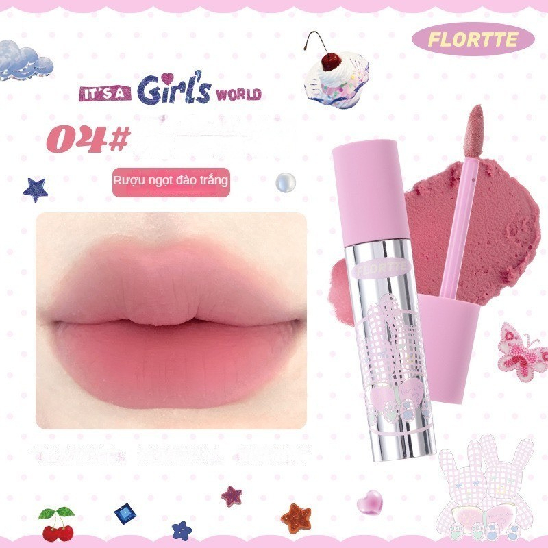 [FLORTTE] Son kem lì Flortte x Girl World mịn mờ 2.3g-duoc-ban-tai-ENSTORE