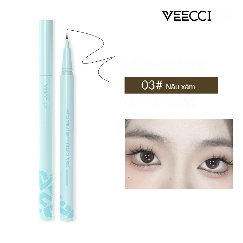[VEECCI] Bút kẻ mắt Veecci siêu mảnh kẻ mi dưới 0.005mm chống nước lâu trôi-duoc-ban-tai-ENSTORE