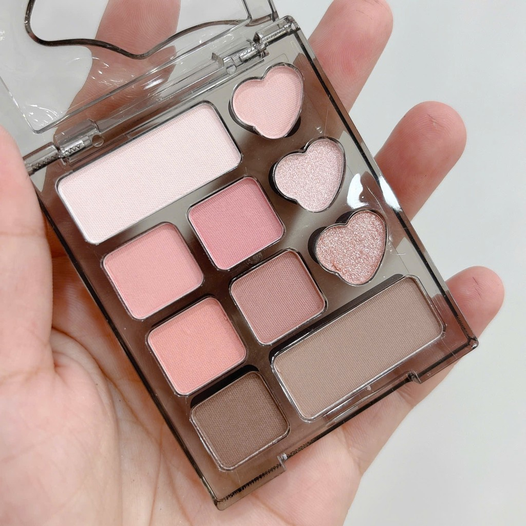 [VEECCI] Bảng phấn mắt Veecci 10 ô mini trái tim 4.2g-duoc-ban-tai-ENSTORE