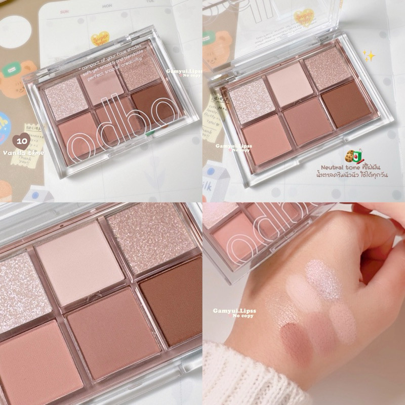 [ODBO] Bảng phấn mắt 6 ô Odbo Signature OD276-duoc-ban-tai-ENSTORE