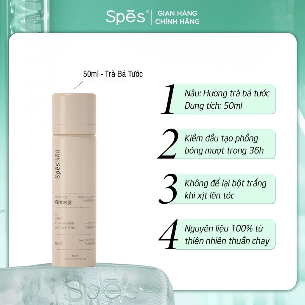 [SPES] Dầu gội khô Spes tạo phồng 50ml 150ml-duoc-ban-tai-ENSTORE