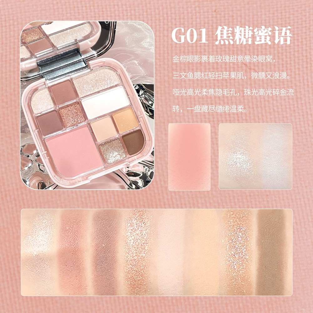 [GOGO TALES] Bảng phấn mắt má Gogotales Butterfly Veil GT798-duoc-ban-tai-ENSTORE