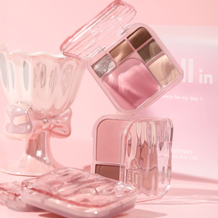 [HOLD LIVE] Bảng phấn mắt 6 ô kèm má hồng Hold Live Pleasing Coloring Pink Mist HL770-duoc-ban-tai-ENSTORE