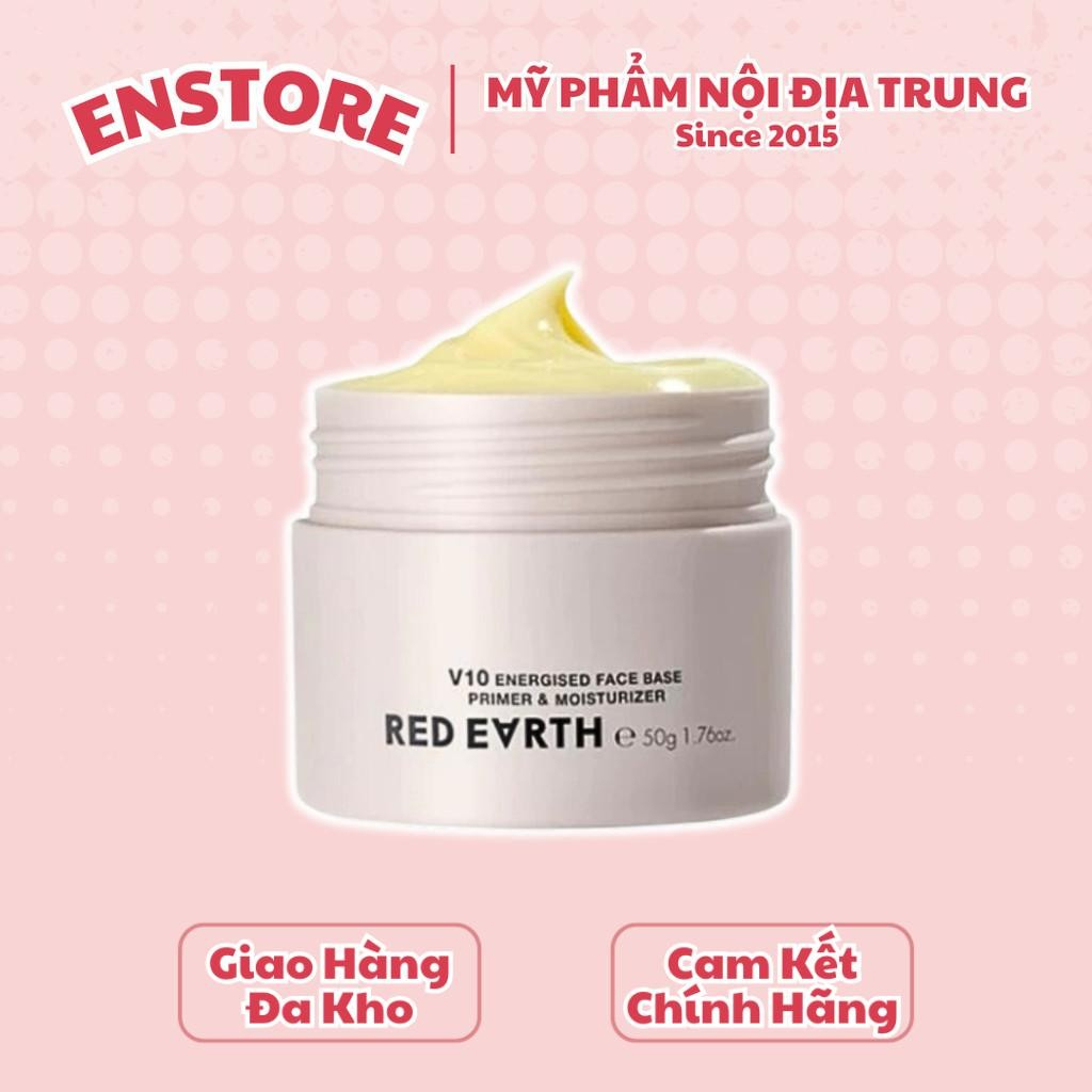 [RED EARTH] Kem lót dưỡng ẩm Red Earth V10 15g 50g-duoc-ban-tai-ENSTORE