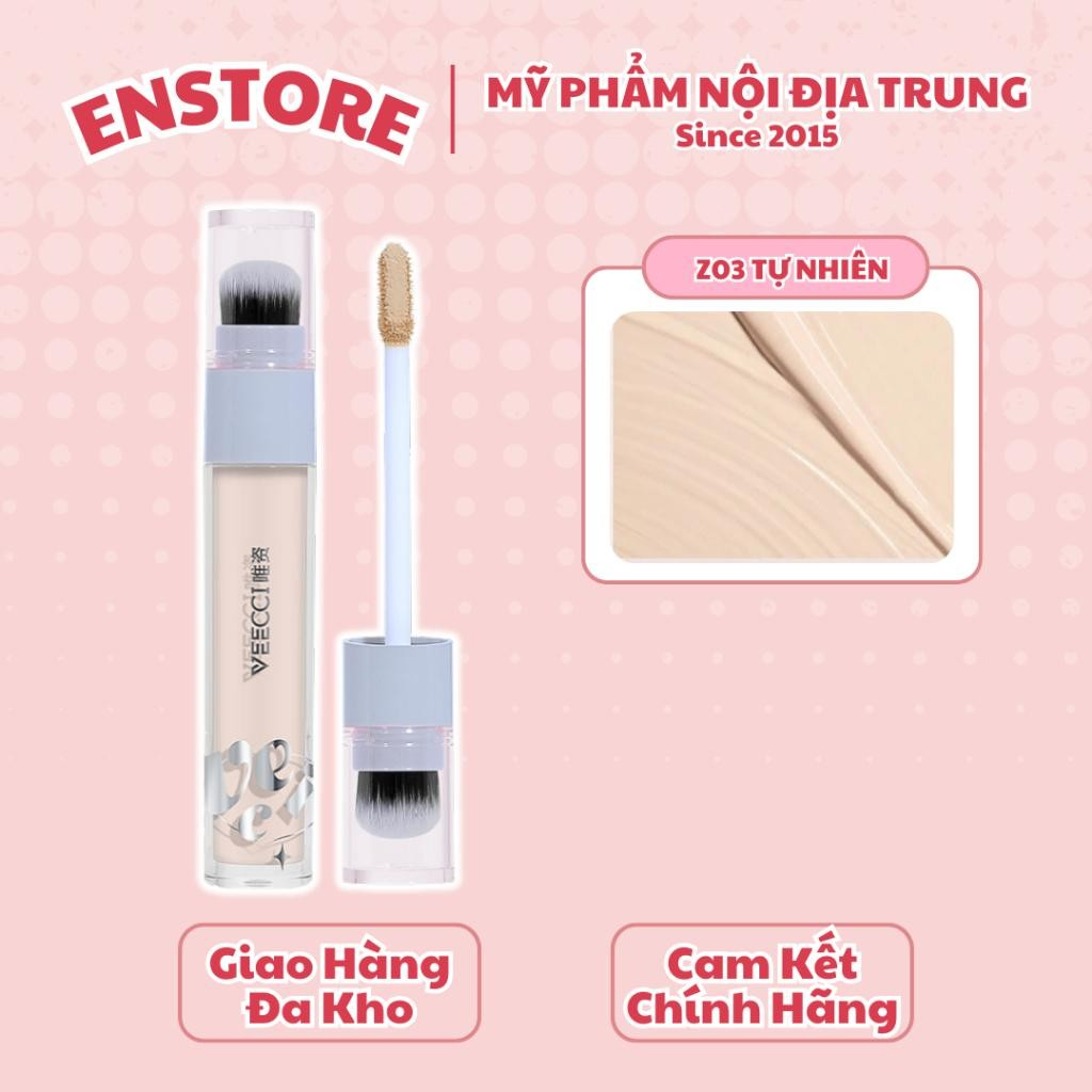 [VEECCI] Kem che khuyết điểm Veecci kèm đầu cọ tiện lợi-duoc-ban-tai-ENSTORE