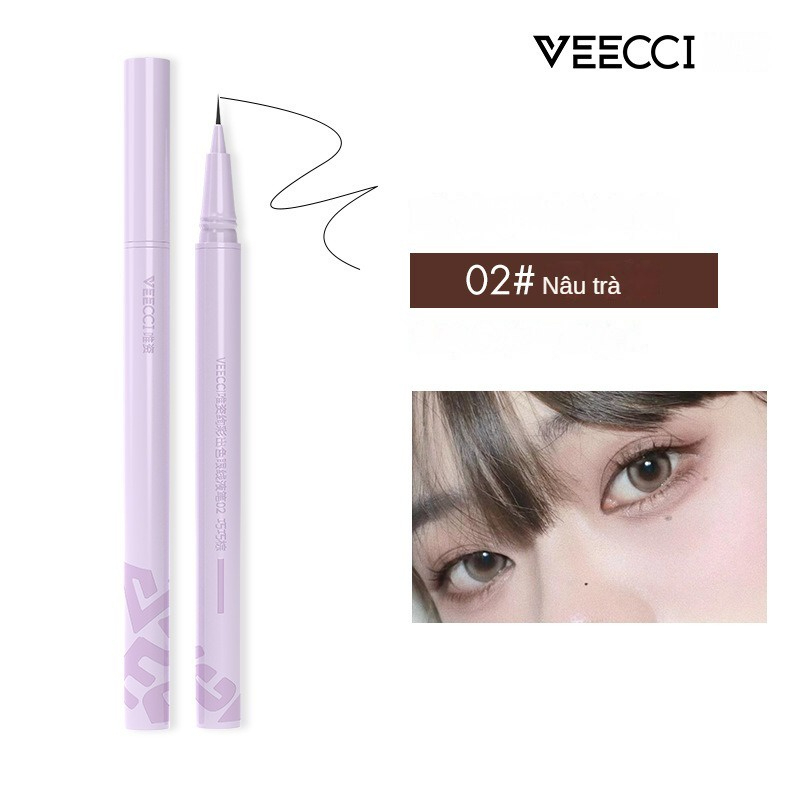 [VEECCI] Bút kẻ mắt Veecci siêu mảnh kẻ mi dưới 0.005mm chống nước lâu trôi-duoc-ban-tai-ENSTORE