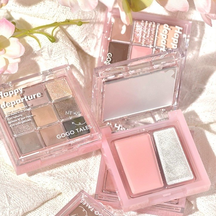 [GOGO TALES] Bảng phấn mắt Gogotales 2 tầng kèm má hồng bắt sáng GT663-duoc-ban-tai-ENSTORE