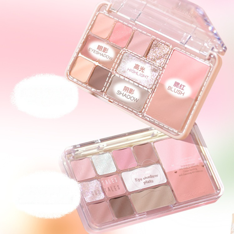 [GOGO TALES] Bảng phấn mắt Gogotales Heart Racing kèm má hồng tạo khối bắt sáng đa năng GT724-duoc-ban-tai-ENSTORE