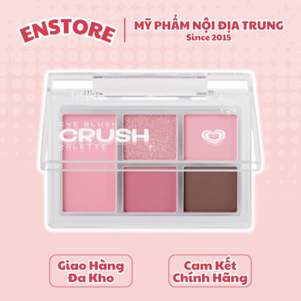 [ODBO] Bảng phấn mắt má 5 ô Odbo Cruse kèm má hồng nhỏ gọn tiện lợi ODS04-duoc-ban-tai-ENSTORE