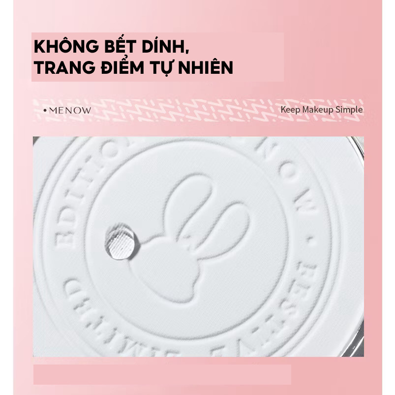 [MENOW] Phấn phủ nén kiềm dầu chống nước Menow Rabbit Compact Powder 8.5g-duoc-ban-tai-ENSTORE