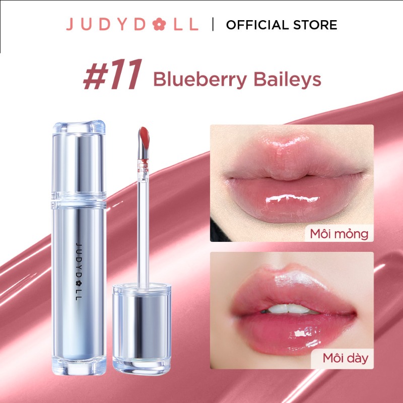 [JUDYDOLL] Son bóng Judydoll vỏ bạc đầu cọ kim loại 2.4g-duoc-ban-tai-ENSTORE