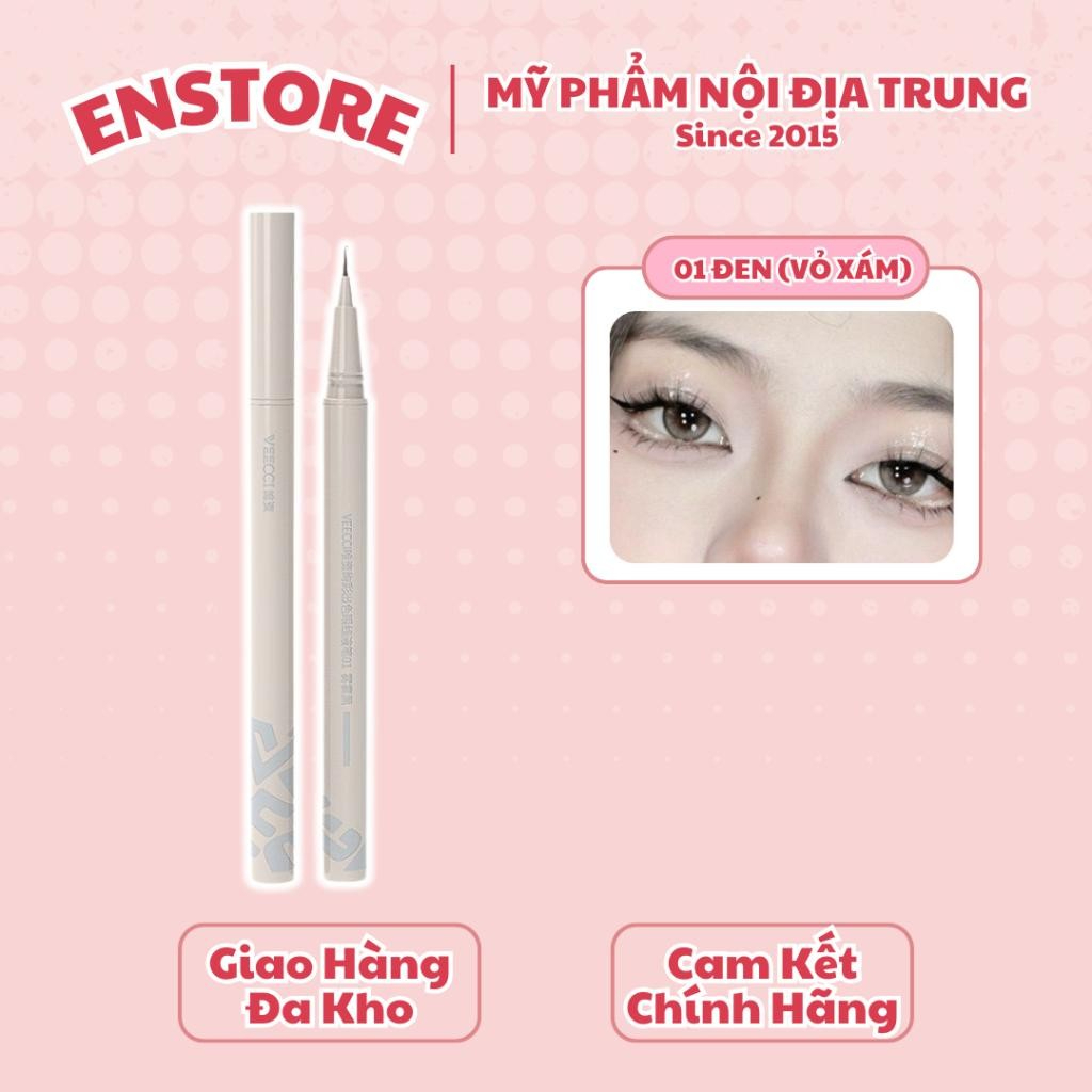 [VEECCI] Bút kẻ mắt Veecci siêu mảnh kẻ mi dưới 0.005mm chống nước lâu trôi-duoc-ban-tai-ENSTORE