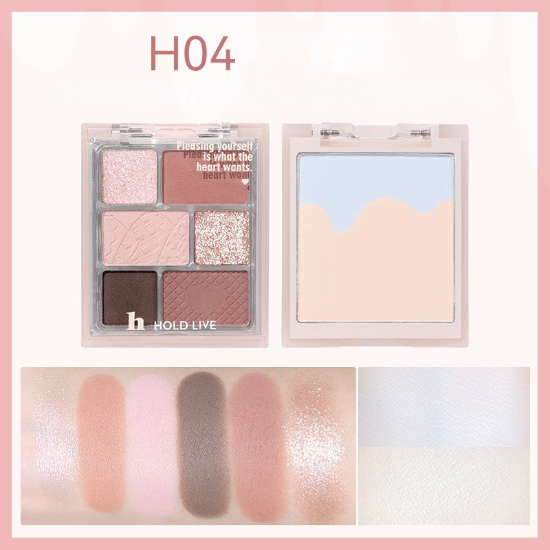 [HOLD LIVE] Bảng phấn mắt má hồng Hold Live 2 tầng kèm phấn phủ và gương tiện lợi HL756-duoc-ban-tai-ENSTORE