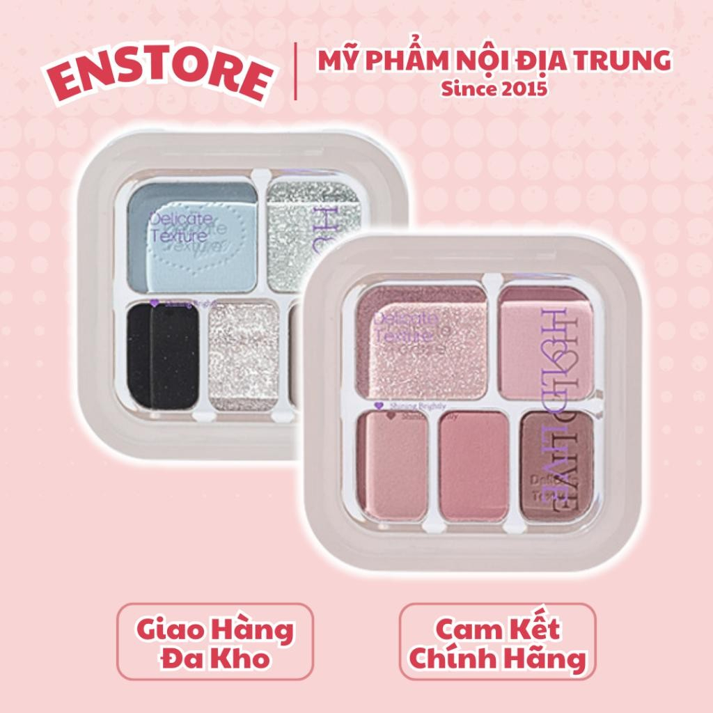[HOLD LIVE] Bảng phấn mắt 5 ô Hold Live Delicate Texture HL752-duoc-ban-tai-ENSTORE
