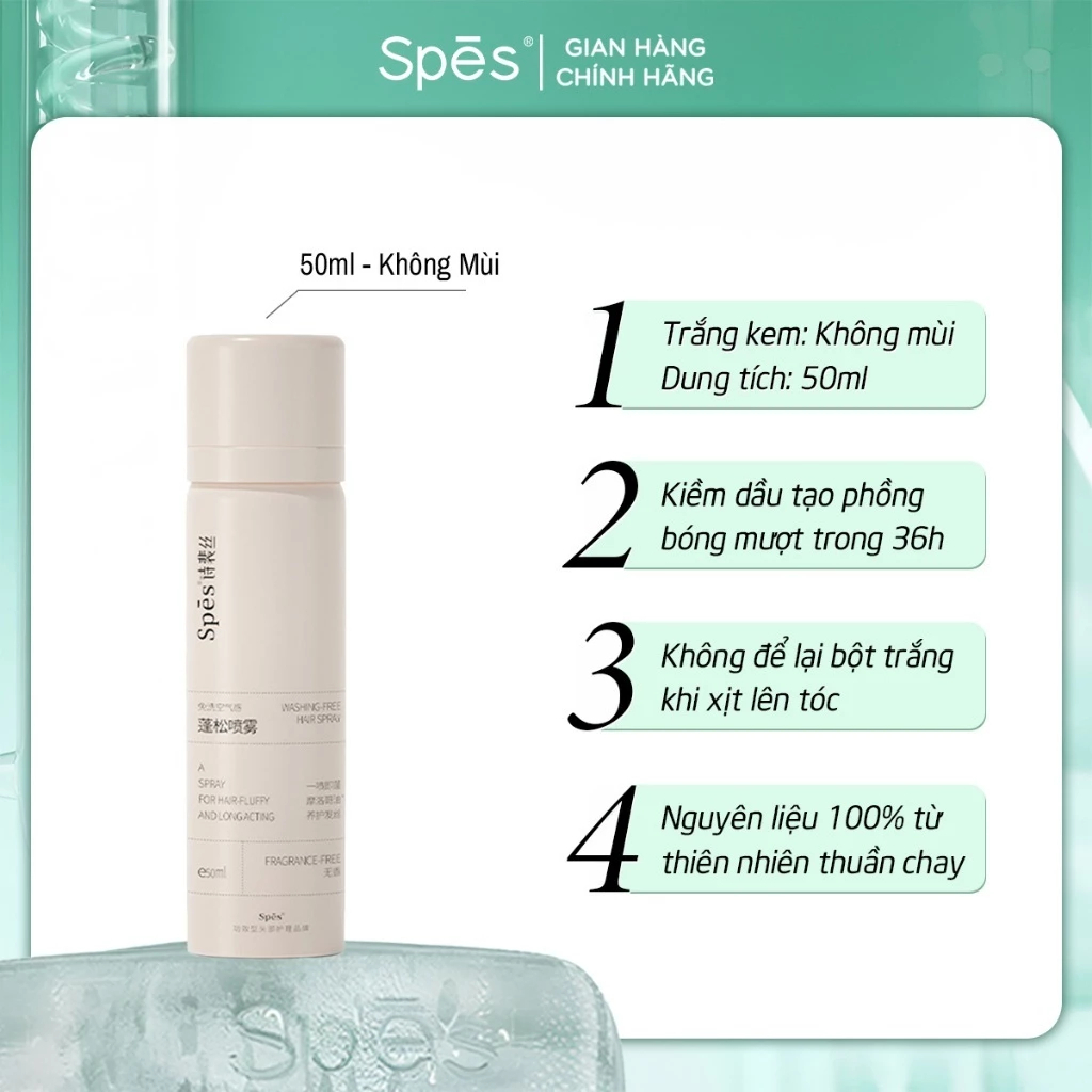 [SPES] Dầu gội khô Spes tạo phồng 50ml 150ml-duoc-ban-tai-ENSTORE