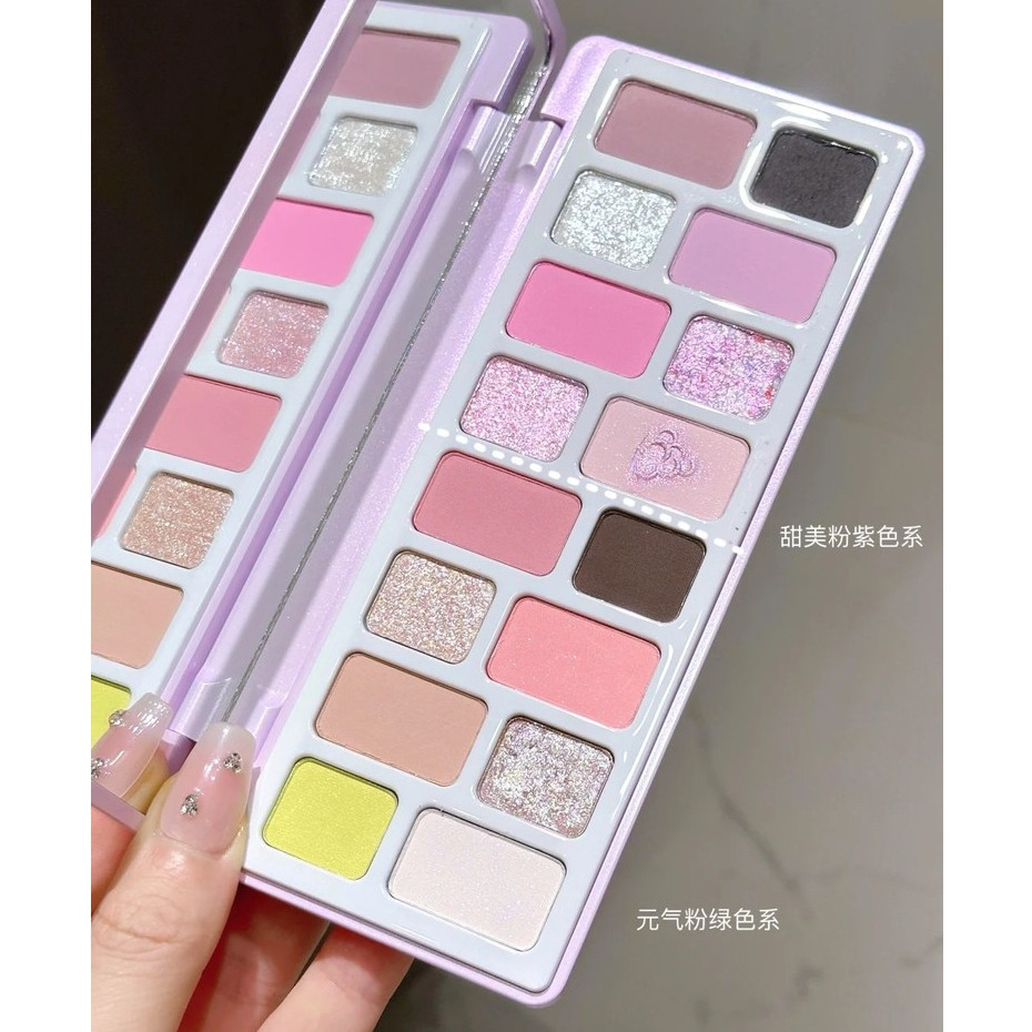 [CHEERYEP] Bảng phấn mắt 16 ô Qianyan Cheeryep Natural Color đa dạng-duoc-ban-tai-ENSTORE