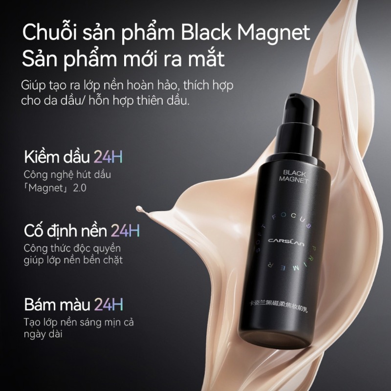 [CARSLAN] Kem lót trang điểm Carslan Black Magnet kiểm soát dầu Minisize 10g-duoc-ban-tai-ENSTORE